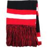 image:imageThe Hat Depot 1300sf Unisex Knit Sporty Stripe Fashion Winter Long ScarfBlackRed
