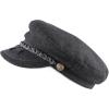 image:imageThe Hat Depot 1400CD1970 Winter Unisex 100 Wool Greek Fishermans Hat SM Charcoal