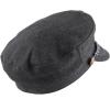 image:imageThe Hat Depot 1400CD1970 Winter Unisex 100 Wool Greek Fishermans Hat SM Charcoal