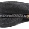 image:imageThe Hat Depot 1400CD1970 Winter Unisex 100 Wool Greek Fishermans Hat SM Charcoal