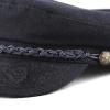 image:imageThe Hat Depot 1400CD1970 Winter Unisex 100 Wool Greek Fishermans Hat SM Navy