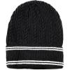 image:imageThe Hat Depot 200HSki100 Twisted Cable Classic Winter Beanie HatBlack White