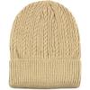 image:imageThe Hat Depot 200HSki100 Twisted Cable Classic Winter Beanie HatKhaki