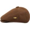 image:imageThe Hat Depot 200h Soft Cool Mesh Newsboy Cabbie Ivy Hat LXL Brown