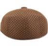 image:imageThe Hat Depot 200h Soft Cool Mesh Newsboy Cabbie Ivy Hat LXL Brown