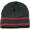 image:imageThe Hat Depot 200h Unisex Light Weight Chunky Cable Knit Beanie HatBlack Red