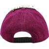 image:imageThe Hat Depot 200h5368u Beaded Crystal Rhinestone Umbrella Design Glitter Cap 5colorsFuchsia