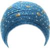 image:imageThe Hat Depot 700HB34 Hand Knit Crocheted Headband with Skull Jewels6colorsTeal