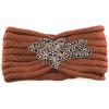 image:imageThe Hat Depot 700HB80 Sequin Knit Headband with Flower Decoration8colors Rust