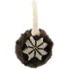 image:imageThe Hat Depot 700MF02 Snowflake Design Fur EarmuffsBrown