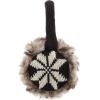 image:imageThe Hat Depot 700MF02 Snowflake Design Fur EarmuffsBrown2