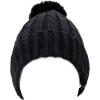 image:imageThe Hat Depot 700WHU2 Unisex Solid Color Ribbed Beanie with Pom hatBlack
