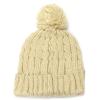 image:imageThe Hat Depot 700WHU2 Unisex Solid Color Ribbed Beanie with Pom hatIvory