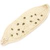 image:imageThe Hat Depot 700hb34a Hand Knit Crocheted Headband with Skull Jewels6colorsIvory