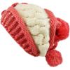 image:imageThe Hat Depot 700whwa12 Celeb Style Shiny Stone Pom Pom Hand Made Knit HatPeach