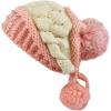 image:imageThe Hat Depot 700whwa12 Celeb Style Shiny Stone Pom Pom Hand Made Knit HatPink