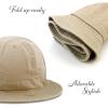 image:imageThe Hat Depot Bucket Sun Hat 100 Cotton Long Brim and Deeper amp Round Top Tennis Packable Summer Fashion Outdoor Hat1 Tennis  Khaki