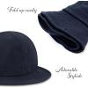 image:imageThe Hat Depot Bucket Sun Hat 100 Cotton Long Brim and Deeper amp Round Top Tennis Packable Summer Fashion Outdoor Hat1 Tennis  Navy