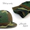 image:imageThe Hat Depot Bucket Sun Hat 100 Cotton Long Brim and Deeper amp Round Top Tennis Packable Summer Fashion Outdoor Hat1 Tennis  Wood Camo