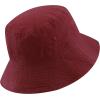 image:imageThe Hat Depot Bucket Sun Hat 100 Cotton Long Brim and Deeper amp Round Top Tennis Packable Summer Fashion Outdoor HatBurgundy