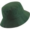 image:imageThe Hat Depot Bucket Sun Hat 100 Cotton Long Brim and Deeper amp Round Top Tennis Packable Summer Fashion Outdoor HatDark Green