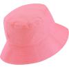 image:imageThe Hat Depot Bucket Sun Hat 100 Cotton Long Brim and Deeper amp Round Top Tennis Packable Summer Fashion Outdoor HatLight Pink