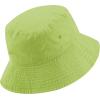 image:imageThe Hat Depot Bucket Sun Hat 100 Cotton Long Brim and Deeper amp Round Top Tennis Packable Summer Fashion Outdoor HatLime