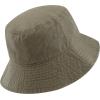 image:imageThe Hat Depot Bucket Sun Hat 100 Cotton Long Brim and Deeper amp Round Top Tennis Packable Summer Fashion Outdoor HatOlive
