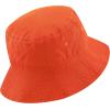image:imageThe Hat Depot Bucket Sun Hat 100 Cotton Long Brim and Deeper amp Round Top Tennis Packable Summer Fashion Outdoor HatOrange