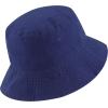 image:imageThe Hat Depot Bucket Sun Hat 100 Cotton Long Brim and Deeper amp Round Top Tennis Packable Summer Fashion Outdoor HatRoyal Blue