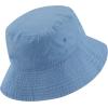 image:imageThe Hat Depot Bucket Sun Hat 100 Cotton Long Brim and Deeper amp Round Top Tennis Packable Summer Fashion Outdoor HatSky Blue