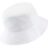 image:imageThe Hat Depot Bucket Sun Hat 100 Cotton Long Brim and Deeper amp Round Top Tennis Packable Summer Fashion Outdoor HatWhite