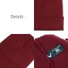 image:imageThe Hat Depot Classic Daily Beanie Knit Skull Long Plain Ski Hat  Made in USABurgundy