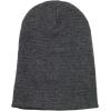 image:imageThe Hat Depot Classic Daily Beanie Knit Skull Long Plain Ski Hat  Made in USADark Grey