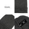 image:imageThe Hat Depot Classic Daily Beanie Knit Skull Long Plain Ski Hat  Made in USADark Grey