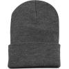 image:imageThe Hat Depot Classic Daily Beanie Knit Skull Long Plain Ski Hat  Made in USADark Grey