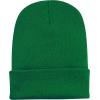 image:imageThe Hat Depot Classic Daily Beanie Knit Skull Long Plain Ski Hat  Made in USAKelly Green