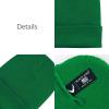 image:imageThe Hat Depot Classic Daily Beanie Knit Skull Long Plain Ski Hat  Made in USAKelly Green