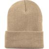 image:imageThe Hat Depot Classic Daily Beanie Knit Skull Long Plain Ski Hat  Made in USAKhaki