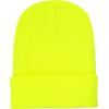 image:imageThe Hat Depot Classic Daily Beanie Knit Skull Long Plain Ski Hat  Made in USANeon Yellow