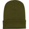 image:imageThe Hat Depot Classic Daily Beanie Knit Skull Long Plain Ski Hat  Made in USAOlive