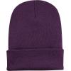 image:imageThe Hat Depot Classic Daily Beanie Knit Skull Long Plain Ski Hat  Made in USAPurple