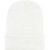 image:imageThe Hat Depot Classic Daily Beanie Knit Skull Long Plain Ski Hat  Made in USAWhite