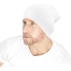 image:imageThe Hat Depot Classic Daily Beanie Knit Skull Long Plain Ski Hat  Made in USAWhite