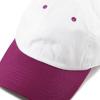 image:imageThe Hat Depot Cotton Dad Unisex Blank Washed Low Profile Baseball Cap HatWhiteMulberry