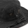 image:imageThe Hat Depot Cotton StoneWashed Safari Wide Brim Foldable DoubleSided Sun Boonie Bucket Hat2 Cotton  Black