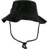image:imageThe Hat Depot Cotton StoneWashed Safari Wide Brim Foldable DoubleSided Sun Boonie Bucket Hat2 Cotton  Black