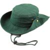 image:imageThe Hat Depot Cotton StoneWashed Safari Wide Brim Foldable DoubleSided Sun Boonie Bucket Hat2 Cotton  Darkgreen