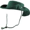 image:imageThe Hat Depot Cotton StoneWashed Safari Wide Brim Foldable DoubleSided Sun Boonie Bucket Hat2 Cotton  Darkgreen