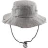 image:imageThe Hat Depot Cotton StoneWashed Safari Wide Brim Foldable DoubleSided Sun Boonie Bucket Hat2 Cotton  Grey